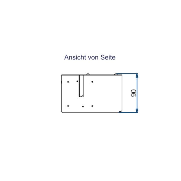 Produktbild MVT 150 083 SVZ  -  Aufputz Medienverteiler für 8 Keystone (19.4mm Ausschnitt)